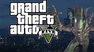 GRAND THEFT AUTO FIVE GTA V - GRASS ROOTS - MICHAEL - ALIENS!!!