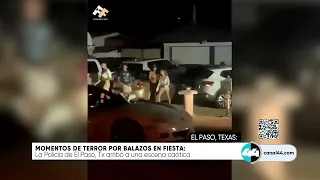 Momentos de terror por balazos en fiesta