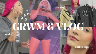 vlog & arrume-se comigo🩷 make, outfit, show da ebony