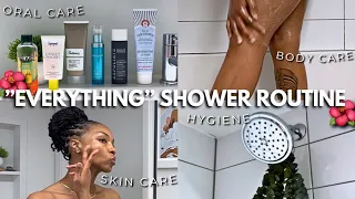 My “Everything” Self Care shower routine 2023 | hygiene, hair care, oral care, body care + skin care