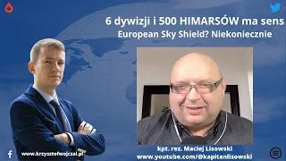 Kpt. rez. Maciej Lisowski - 6 dywizja ma sens, European Sky Shield niekoniecznie [Rozmowa]