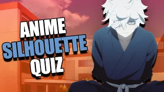 GUESS THE ANIME CHARACTER FROM THEIR SILHOUETTE QUIZ #1 | 🟠Anidojo Anime Quiz