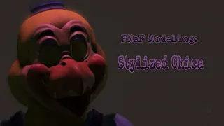 FNaF modeling | Stylized Chica [Nomad Sculpt]