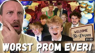 WORST PROM EVER! TommyInnit I Held A YouTuber Prom... (FIRST REACTION!) w/ Tubbo