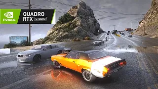 GTA V Remastered 2021 8k Resolution Rain Enhancement Script -1 Ray Tracing RTX 3090 Graphics Mod!