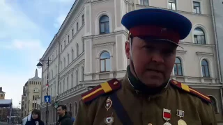 Андрей Смоленский на Параде Победы в Выборге