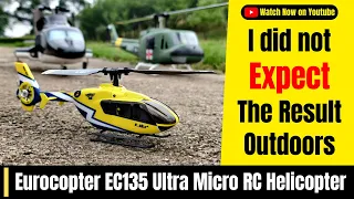 ESky Ultra Micro EC135 Outdoor Flight: Impressive Performance in Mild Winds