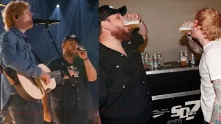 Ed Sheeran's 'Knackered' 'Life Goes On' With Luke Combs