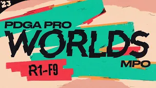 2023 PDGA Pro World Championships | MPO R1F9 | McBeth, Wysocki,  Dickerson, Barsby | Jomez Disc Golf