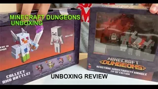 MINECRAFT DUNGEONS BATTLE MOJANG UNBOXING REVIEW