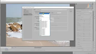 Настраиваем выходные параметры Camera Raw