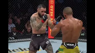 Edson Barboza vs. Shane Burgos UFC 262  "barbozas right hand"