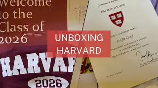 Unboxing the Harvard College Acceptance Package