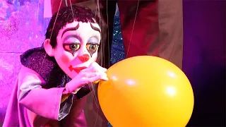 Clown Marionette Puppet Show | Helio with Balloon | Scott Land Puppeteer