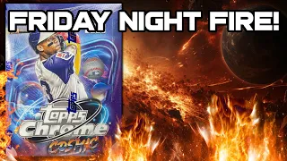 Friday Night Fire! Cosmic ~ Chrome ~ Pristine ~  2023 Baseball Cards