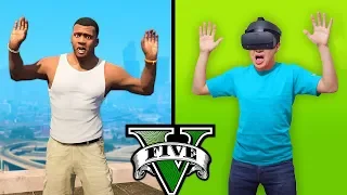 JUEGO GTA 5 en REALIDAD VIRTUAL! Grand Theft Auto V - GTA V Mods