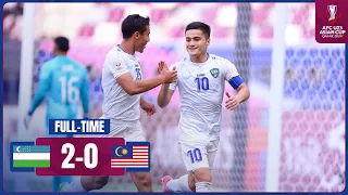 Full Match | AFC U23 Asian Cup Qatar 2024™ | Group D | Uzbekistan vs Malaysia