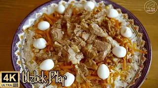 The HEALTHIEST PILAF in the WORLD | Bukharian pilaf (Osh-i-Sofi) | How to make UZBEK PILAF #4k