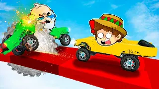 ¡CUIDADO con LA CARRERA MAS DIFICIL de GTA 5! 😂💥 ¡SILVIOGAMER GTA V con PANCRACIO y SOYDANY!