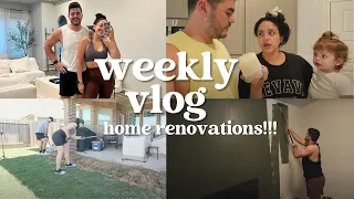 VLOG: Home Renovations (home office & backyard) Updates & trying the Ninja Creami for the 1st time!