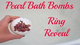 Pearl Bath Bombs - Morning Rose Ring Reveal!