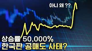 상승률 500배, 한국판 게임스탑 사태인가