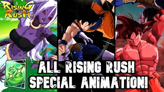 All Special Rising Rush Animation! Dragon Ball Legends!