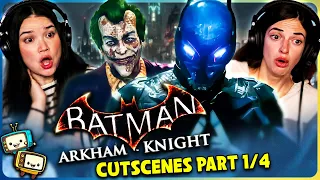 BATMAN: ARKHAM KNIGHT CUTSCENES (PART 1/4) REACTION! | Gamer's Little Playground