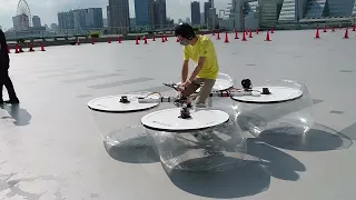 Inventor Showcases Ultra-Compact Hovercraft