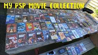 My PSP UMD movie collection