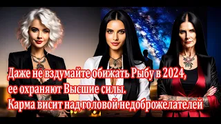 Не вздумайте обижать Рыб в 2024, их охраняют Высшие силы. Карма над головой недоброжелателей