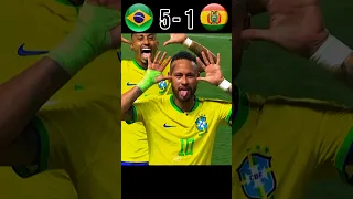Brazil vs Bolivia 5-1 Neymar 2 Goals 2023 #football #youtube #shorts