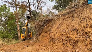 Mountain Road through the Forest Constructed for Mountain Villagers-JCB Video