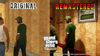 GTA San Andreas Ending Definitive Edition vs Original Final Mission | GTA Trilogy Remastered