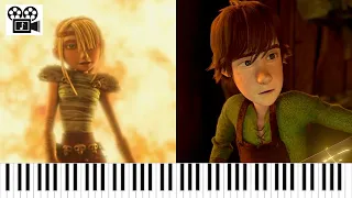 How To Train Your Dragon: This is Berk + Dragon Battle Piano Cover/Music Video (HD)