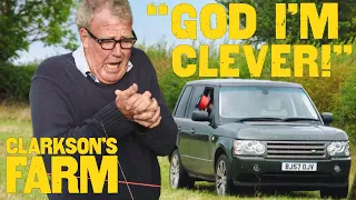 Jeremy Clarkson VS An Electric Fence | Clarkson's Farm #Shorts
