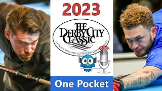 CRAZY ENDING! Corey Deuel vs Evan Lunda - One Pocket - 2023 Derby City Classic rd 9