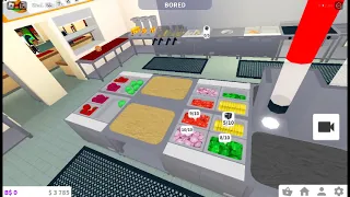 Roblox : Welcome to Bloxburg : Work at the Fast Food