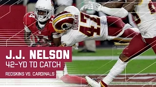 Carson Palmer Launches a 42-Yard TD Strike to J.J. Nelson! | Redskins vs. Cardinals | NFL