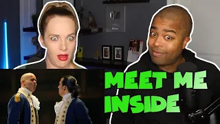 Couple React to Hamilton theatrical performance - Meet Me Inside Jane and JV BLIND REACTION 🎵