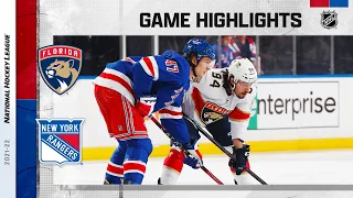 Panthers @ Rangers 2/1/2022 | NHL Highlights