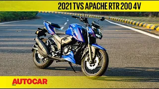 2021 TVS Apache RTR 200 4V review - Riding modes tested | First Ride | Autocar India