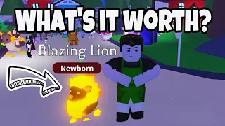 Trading away a blazing lion 🦁 in Adopt me! l Will I get honest offers for it?