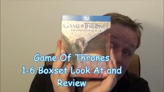 Game Of Thrones: One to Six Box Blu Ray  set Look at and Review