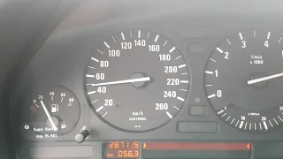 BMW E34 525iX HARTGE 2.8 acceleration