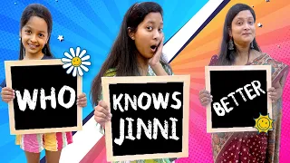 Who Knows Jinni Better???🤔 | Mom VS Sister | Cute Sisters