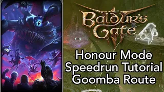 Baldur's Gate 3 - Honour Mode Speedrun and Achievement Tutorial - Goomba Route