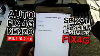 Auto Fix 4G Xiaomi Redmi Note 3 Kenzo MIUI 10.2.1.0 Global Stable