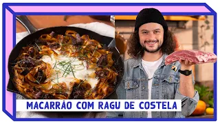 MACARRÃO COM RAGU DE COSTELA BOVINA E QUEIJO | Mohamad Hindi | Receitas de Inverno