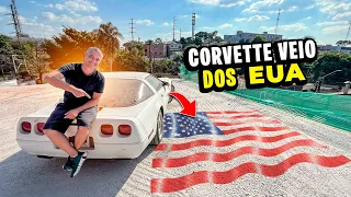 COMPREI UM CORVETTE ABANDONADO no LEILÃO DOS ESTADOS UNIDOS E TROUXE PARA O BRASIL